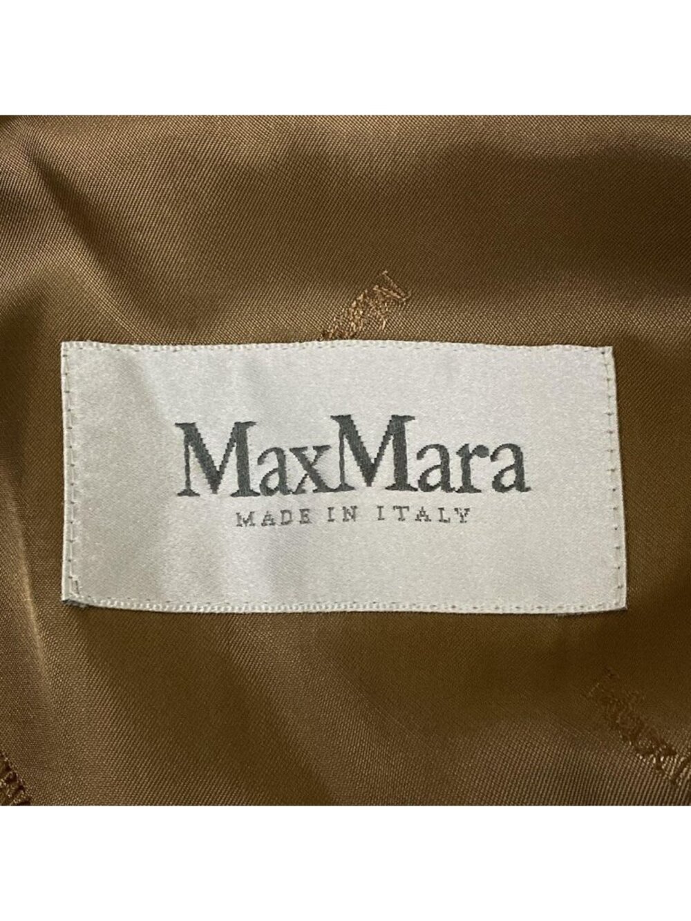 Max Mara Coat Madame Icon Brown Long Sleeve Autumn Winter Wool Cashmere - Picture 3 of 14